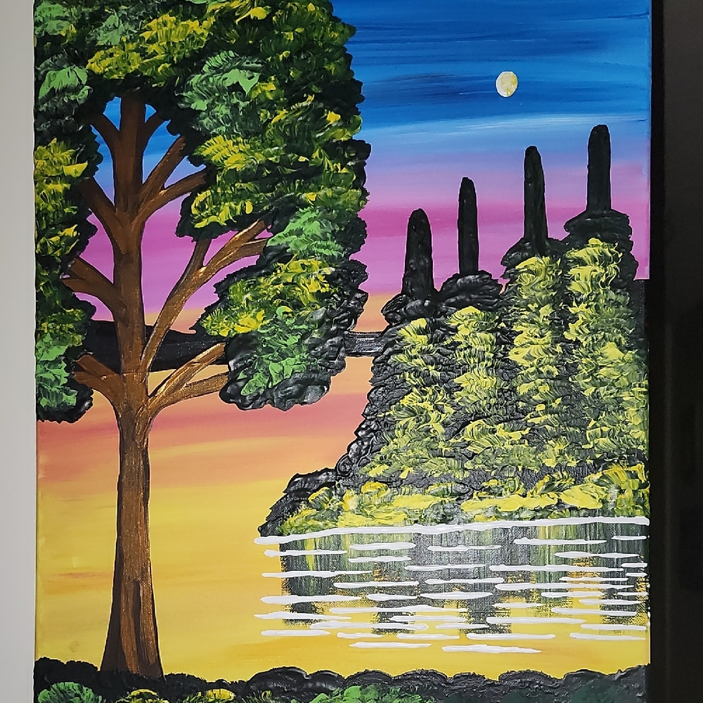 Stunning views/ Mature tree